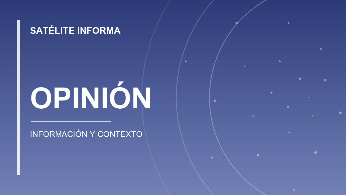 Gráfico de la sección Opinión de Satélite Informa